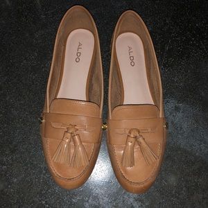 Aldo brown loafers